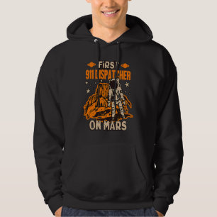 911 Dispatcher Astronaut Hoodie