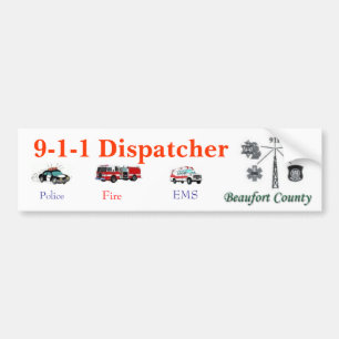 911 Dispatcher Bumper Sticker