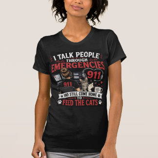 911 Dispatcher Cat Lover Shirt