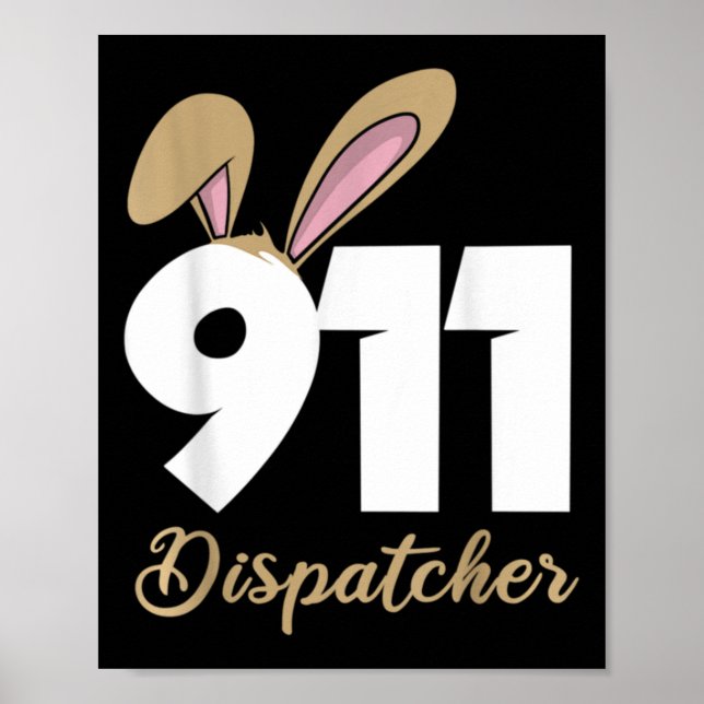911 Dispatcher Easter Pullover Hoodie  Poster (Front)