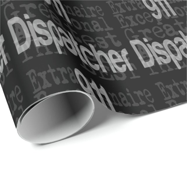 911 Dispatcher Extraordinaire Wrapping Paper (Roll Corner)
