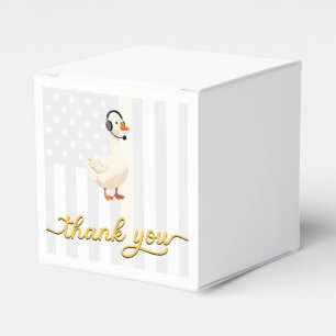 911 Dispatcher Flag Goose With Headset Thank You Favour Box