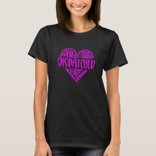 911 Dispatcher Neon Pink For Women Girls Students T-Shirt