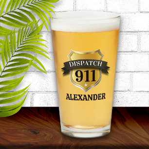 911 Dispatcher Personalised Pint Glass