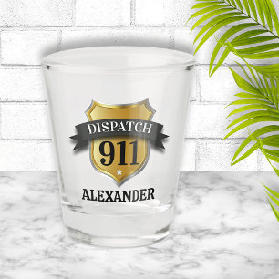911 Dispatcher Personalised Shot Glass