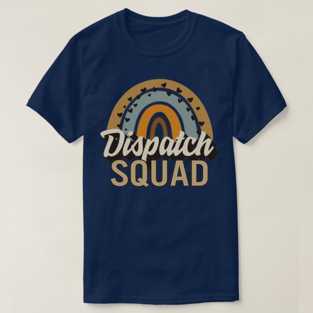 911 Dispatcher Shirt Dispatch Squad Team Dispatche (Design Front)