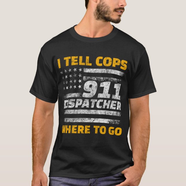 911 Dispatcher T-Shirt (Front)