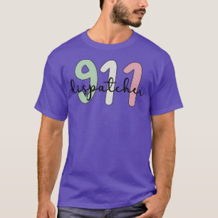 911 Dispatcher Thin Yellow Line Emergency Operator T-Shirt