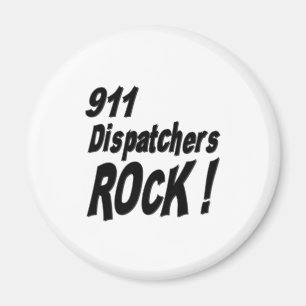 911 Dispatchers Rock! Magnet