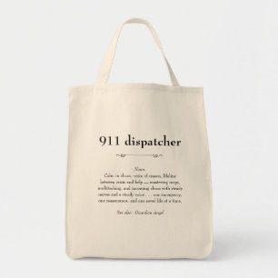 911 Emergency Dispatcher Appreciation Gift Tote Bag