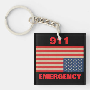 911 Emergency Keychain