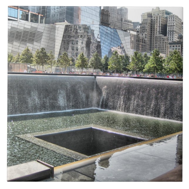 911 Ground Zero Memorial Ceramic Tile (Front)