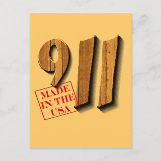 911 Made in USA Postcard