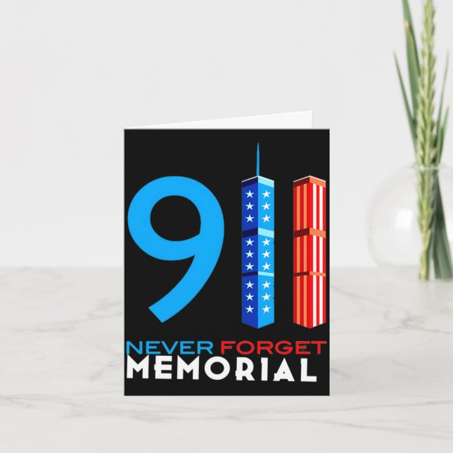 911 memorial 911 memorial  card (Front)