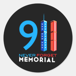 911 memorial 911 memorial classic round sticker