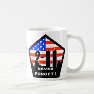911 never forget coffee mug