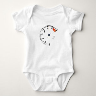 911 Sideways Tachometer Baby Bodysuit
