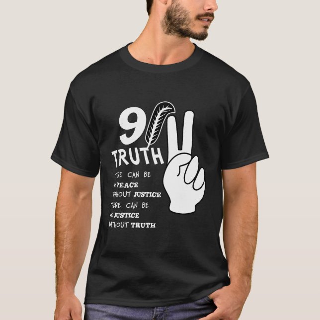 911 Truth No Peace without Justice T-Shirt (Front)