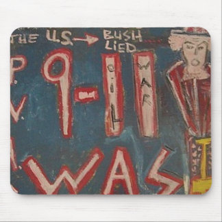 911 WAS FIXED BLUE MOUSE PAD