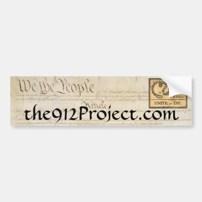 912 Project-Bumper Sticker (Front)