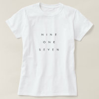 917 Area Code T-Shirt