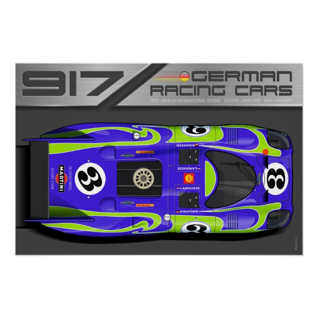 917 No.3 Hippie Car Poster (Front)