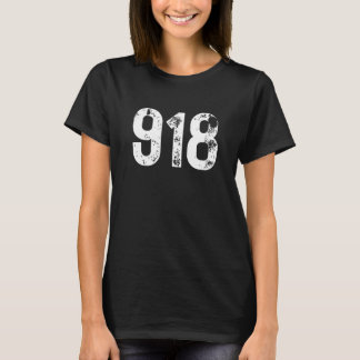 918 Area Code Tulsa OK Mobile Telephone Area Code  T-Shirt