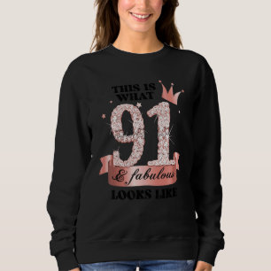 91 & Fabulous I Rose And White Party Group Candid  Sweatshirt