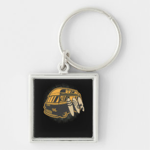 91.Surfing Surfing Campersurfboard Camper Van Camp Key Ring