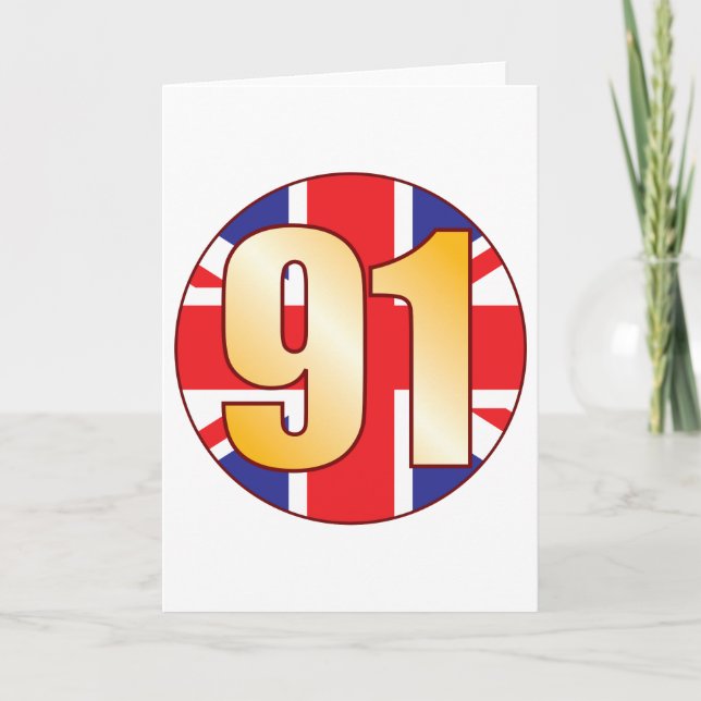 91 UK Gold Card (Front)