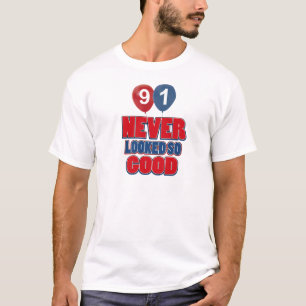 91 year old birthday designs T-Shirt