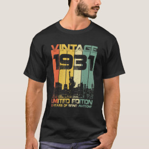 91 Year Old Vintage 1931 91st Birthday T-Shirt