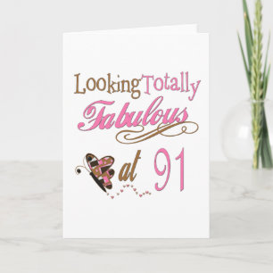 91st Birthday Card