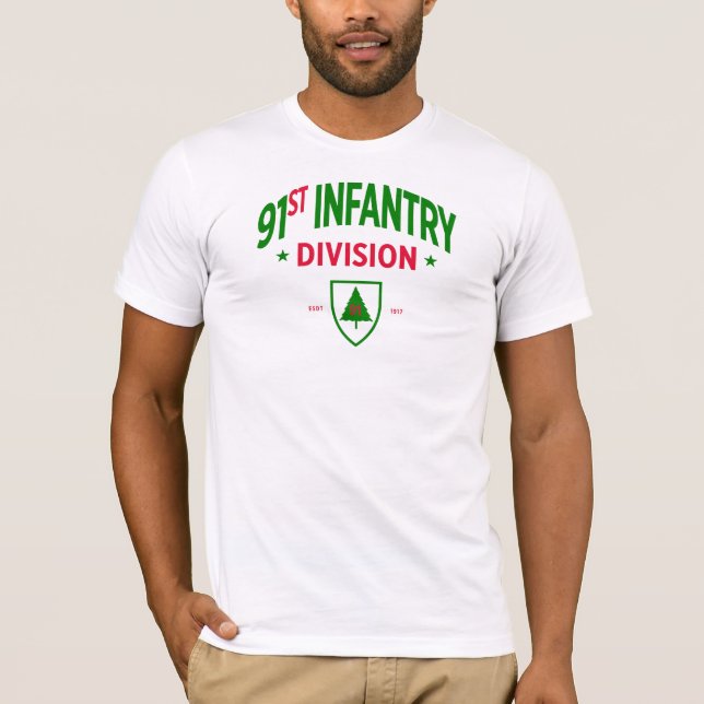 91st Infantry Division - Wild West Division T-Shirt (Front)