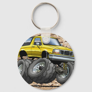 92-96 Yellow Bronco Key Ring