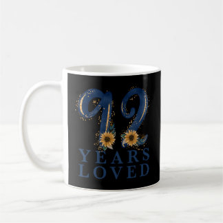92 Grandma 92Nd Py 92 Years Loved Coffee Mug