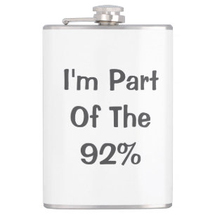 92% HIP FLASK