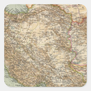 92 Persia, Afghanistan Square Sticker