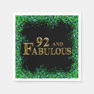 92nd Birthday Napkin