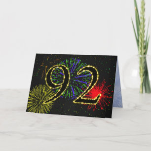92nd Birthday Party Invitation