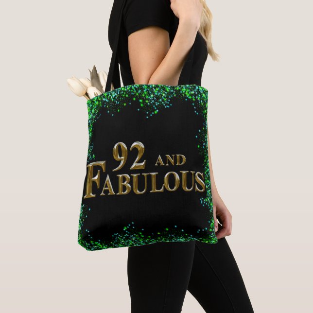 92nd Birthday  Tote Bag (Close Up)