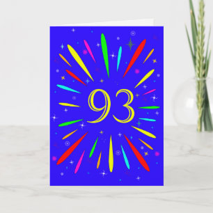 93rd Birthday Explosion Card
