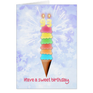 93rd Birthday Giant Ice Cream