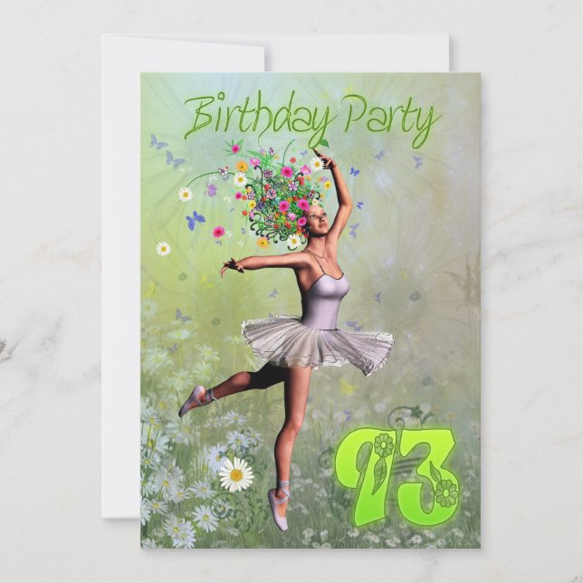 93rd Birthday party invitation (Front)