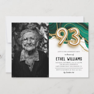 93rd Birthday Party Invitation