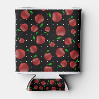 9439Apple Pattern Can Cooler
