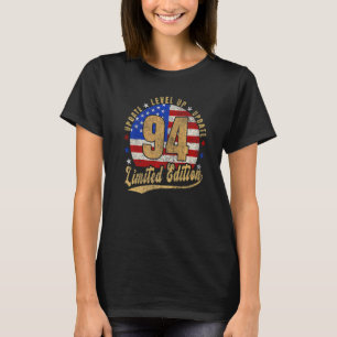 94th Birthday Level Up Vintage Retro U S A T-Shirt