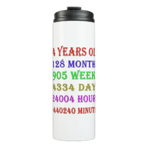 94th Birthday Milestones Thermal Tumbler