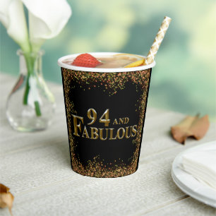 94th Birthday Paper Cups