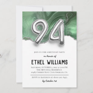 94th Birthday Party Invitation